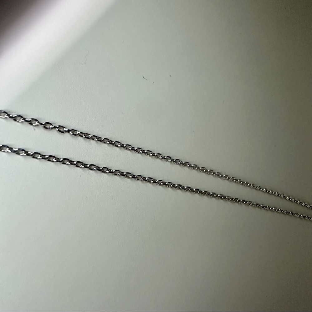 Honey Bee Silver-Tone Cubic Zirconia Pendant w 16” Chain Necklace - Picture 5 of 7